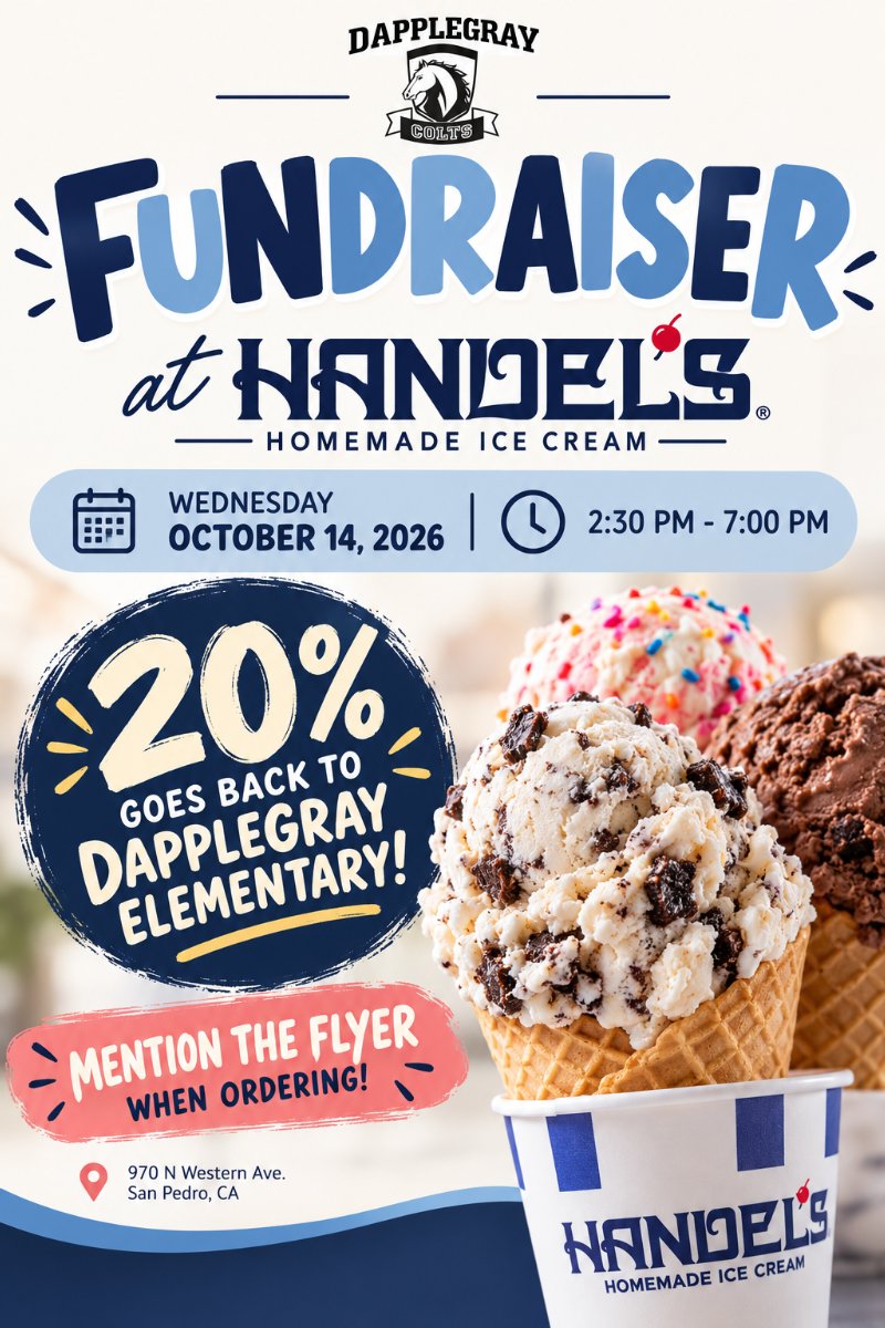Handels Ice Cream Fundraiser